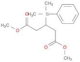 Pentanedioic acid, 3-(dimethylphenylsilyl)-, 1,5-dimethyl ester