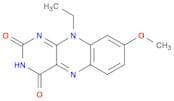 Benzo[g]pteridine-2,4(3H,10H)-dione, 10-ethyl-8-methoxy-