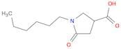 1-Hexyl-5-oxopyrrolidine-3-carboxylic acid