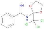 1,3-Dioxolan-2-amine, N-(phenylcarbonimidoyl)-2-(trichloromethyl)-