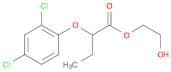 Butanoic acid, 2-(2,4-dichlorophenoxy)-, 2-hydroxyethyl ester