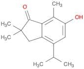 1H-Inden-1-one, 2,3-dihydro-6-hydroxy-2,2,7-trimethyl-4-(1-methylethyl)-