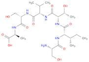 L-Alanine, N-[N-[N-[N-(N-L-seryl-L-isoleucyl)-L-threonyl]-L-valyl]-L-seryl]- (9CI)