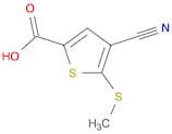 4-Cyano-5-(methylthio)thiophene-2-carboxylic acid