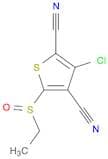 2,4-Thiophenedicarbonitrile, 3-chloro-5-(ethylsulfinyl)-
