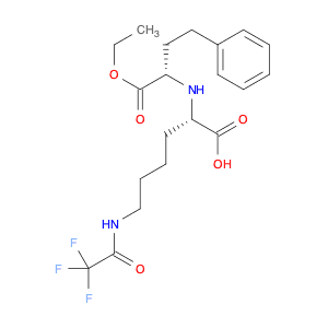 Benzenebutanoic acid, α-[[(1S)-1-carboxy-5-[(2,2,2-trifluoroacetyl)amino]pentyl]amino]-, 1-ethyl e…