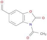 6-Benzoxazolecarboxaldehyde, 3-acetyl-2,3-dihydro-2-oxo-