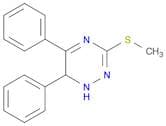 1,2,4-Triazine, 1,6-dihydro-3-(methylthio)-5,6-diphenyl-
