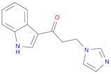 1-Propanone, 3-(1H-imidazol-1-yl)-1-(1H-indol-3-yl)-
