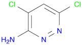 3-Pyridazinamine, 4,6-dichloro-