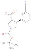 Boc-(+/-)-trans-4-(3-cyano-phenyl)-pyrrolidine-3-carboxylic acid