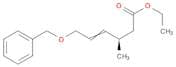 4-Hexenoic acid, 3-methyl-6-(phenylmethoxy)-, ethyl ester, (R)- (9CI)