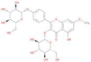 4H-1-Benzopyran-4-one, 3-(β-D-glucopyranosyloxy)-2-[4-(β-D-glucopyranosyloxy)phenyl]-5-hydroxy-7-m…