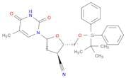 Thymidine, 3'-cyano-3'-deoxy-5'-O-[(1,1-dimethylethyl)diphenylsilyl]- (9CI)