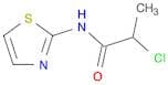 2-chloro-N-1,3-thiazol-2-ylpropanamide