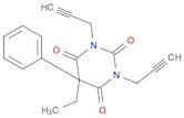 2,4,6(1H,3H,5H)-Pyrimidinetrione, 5-ethyl-5-phenyl-1,3-di-2-propyn-1-yl-