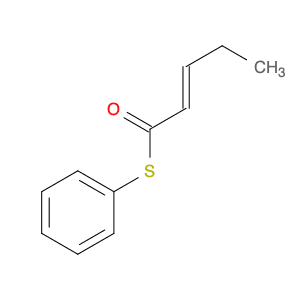 2-Pentenethioic acid, S-phenyl ester, (2E)-