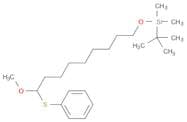 Benzene, [[9-[[(1,1-dimethylethyl)dimethylsilyl]oxy]-1-methoxynonyl]thio]-
