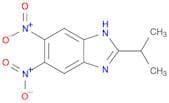 1H-Benzimidazole, 2-(1-methylethyl)-5,6-dinitro-