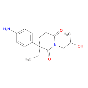 2,6-Piperidinedione, 3-(4-aminophenyl)-3-ethyl-1-(2-hydroxypropyl)-