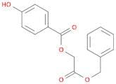 Benzoic acid, 4-hydroxy-, 2-oxo-2-(phenylmethoxy)ethyl ester