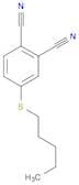 1,2-Benzenedicarbonitrile, 4-(pentylthio)-