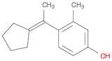 Phenol, 4-(1-cyclopentylideneethyl)-3-methyl-