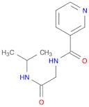 3-Pyridinecarboxamide, N-[2-[(1-methylethyl)amino]-2-oxoethyl]-