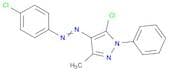 1H-Pyrazole, 5-chloro-4-[2-(4-chlorophenyl)diazenyl]-3-methyl-1-phenyl-
