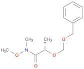Propanamide, N-methoxy-N-methyl-2-[(phenylmethoxy)methoxy]-, (2S)-