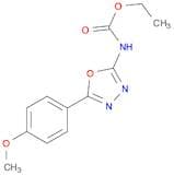 Ethyl (5-(4-methoxyphenyl)-1,3,4-oxadiazol-2-yl)carbamate
