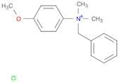 Benzenemethanaminium, N-(4-methoxyphenyl)-N,N-dimethyl-, chloride (1:1)