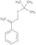 Benzene, [1-[[(1,1-dimethylethyl)thio]methyl]ethenyl]-