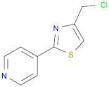 Pyridine, 4-[4-(chloromethyl)-2-thiazolyl]-
