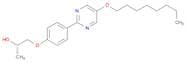 2-Propanol, 1-[4-[5-(octyloxy)-2-pyrimidinyl]phenoxy]-, (S)- (9CI)
