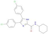 1H-Imidazole-2-carboxamide, 4,5-bis(4-chlorophenyl)-N-cyclohexyl-