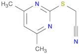 2-((4,6-Dimethylpyrimidin-2-yl)thio)acetonitrile
