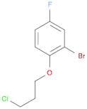 Benzene, 2-bromo-1-(3-chloropropoxy)-4-fluoro-