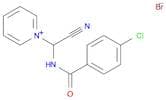 Pyridinium, 1-[[(4-chlorobenzoyl)amino]cyanomethyl]-, bromide (1:1)