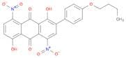 9,10-Anthracenedione, 2-(4-butoxyphenyl)-1,5-dihydroxy-4,8-dinitro-