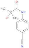 Propanamide, 2-bromo-N-(4-cyanophenyl)-2-methyl-