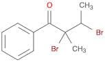 1-Butanone, 2,3-dibromo-2-methyl-1-phenyl-