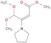 2-Butenoic acid, 4,4-dimethoxy-3-(1-pyrrolidinyl)-, methyl ester, (E)- (9CI)