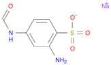Benzenesulfonic acid, 2-amino-4-(formylamino)-, sodium salt (1:1)