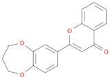 4H-1-Benzopyran-4-one, 2-(3,4-dihydro-2H-1,5-benzodioxepin-7-yl)-