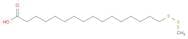 Hexadecanoic acid, 16-(methyldithio)-
