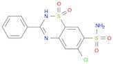 2H-1,2,4-Benzothiadiazine-7-sulfonamide, 6-chloro-3-phenyl-, 1,1-dioxide