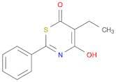 6H-1,3-Thiazin-6-one, 5-ethyl-4-hydroxy-2-phenyl-