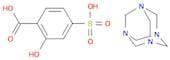 Benzoic acid, 2-hydroxy-4-sulfo-, compd. with 1,3,5,7-tetraazatricyclo[3.3.1.13,7]decane (1:1)