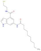 1H-Indole-4-carboxamide, N-(2-mercaptoethyl)-6-[(1-oxodecyl)amino]-